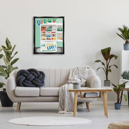 Stupell Industries Keeping It Cool Father's Day Floater Framed Art